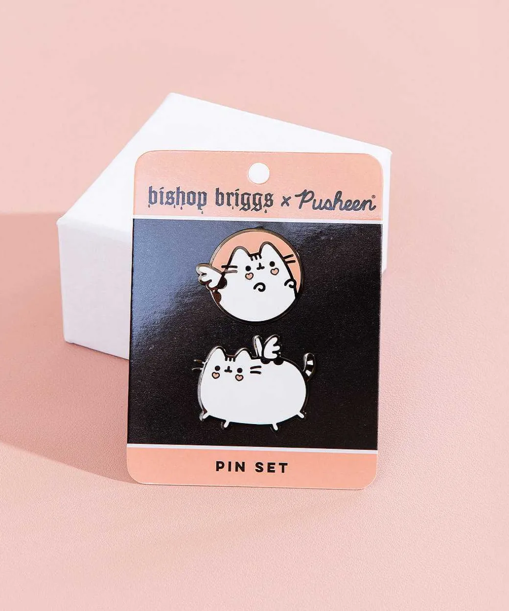 Bishop Briggs X Pusheen^JinSheu Bishop Briggs X Pusheen Pin Set