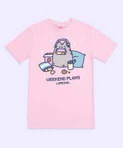 Guys & Unisex^Ripple Junction Gaming Pusheen Weekend Plans Unisex Tee
