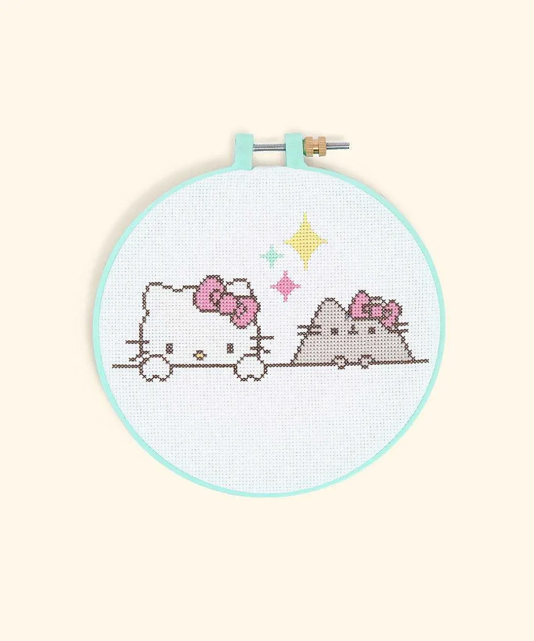 Crafts & Games^Stitch & Story Hello Kitty® X Pusheen® Cross-Stitch Kit