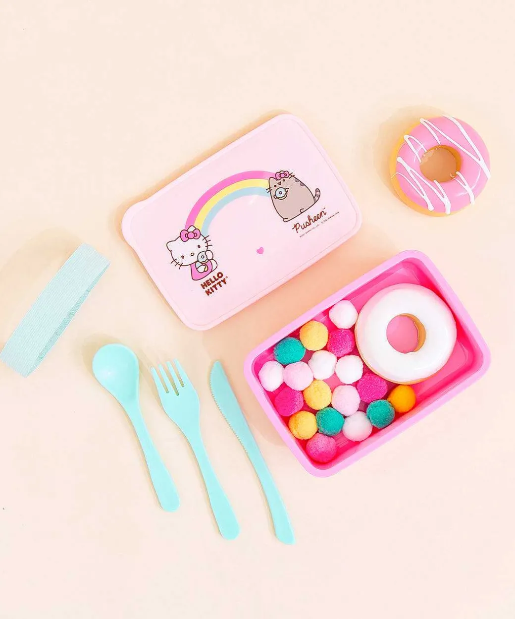 Kitchen & Pet^Blueprint Hello Kitty® X Pusheen® Lunch Box With Cutlery