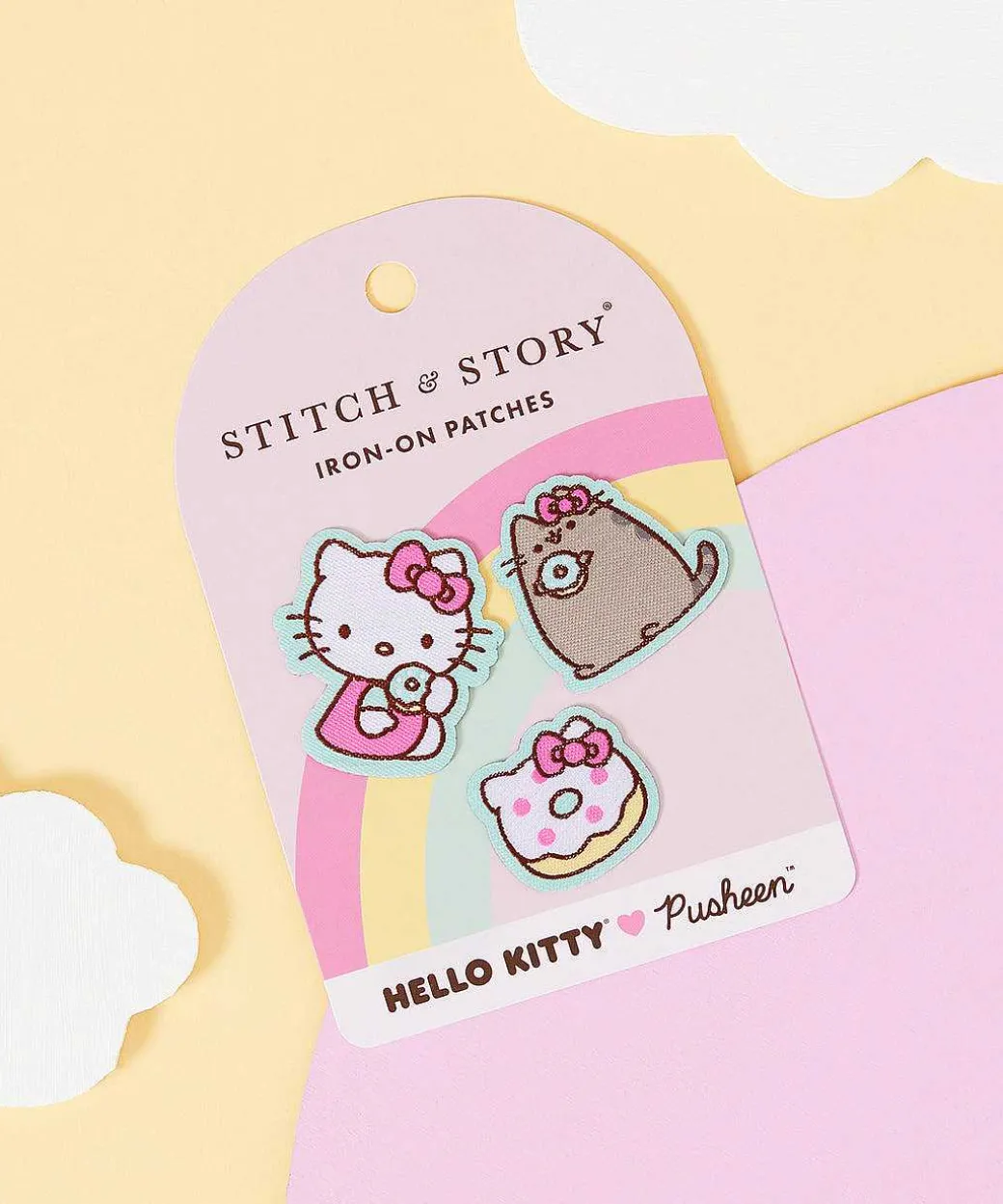 Crafts & Games^Stitch & Story Hello Kitty® X Pusheen® Patch Set