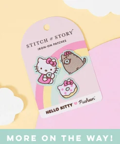 Pins, Patches & Keychains^Stitch & Story Hello Kitty® X Pusheen® Patch Set