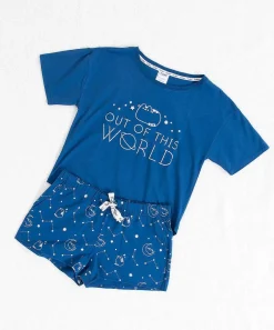Ladies^ACDC Pusheen Celestial Ladies Pajama Set