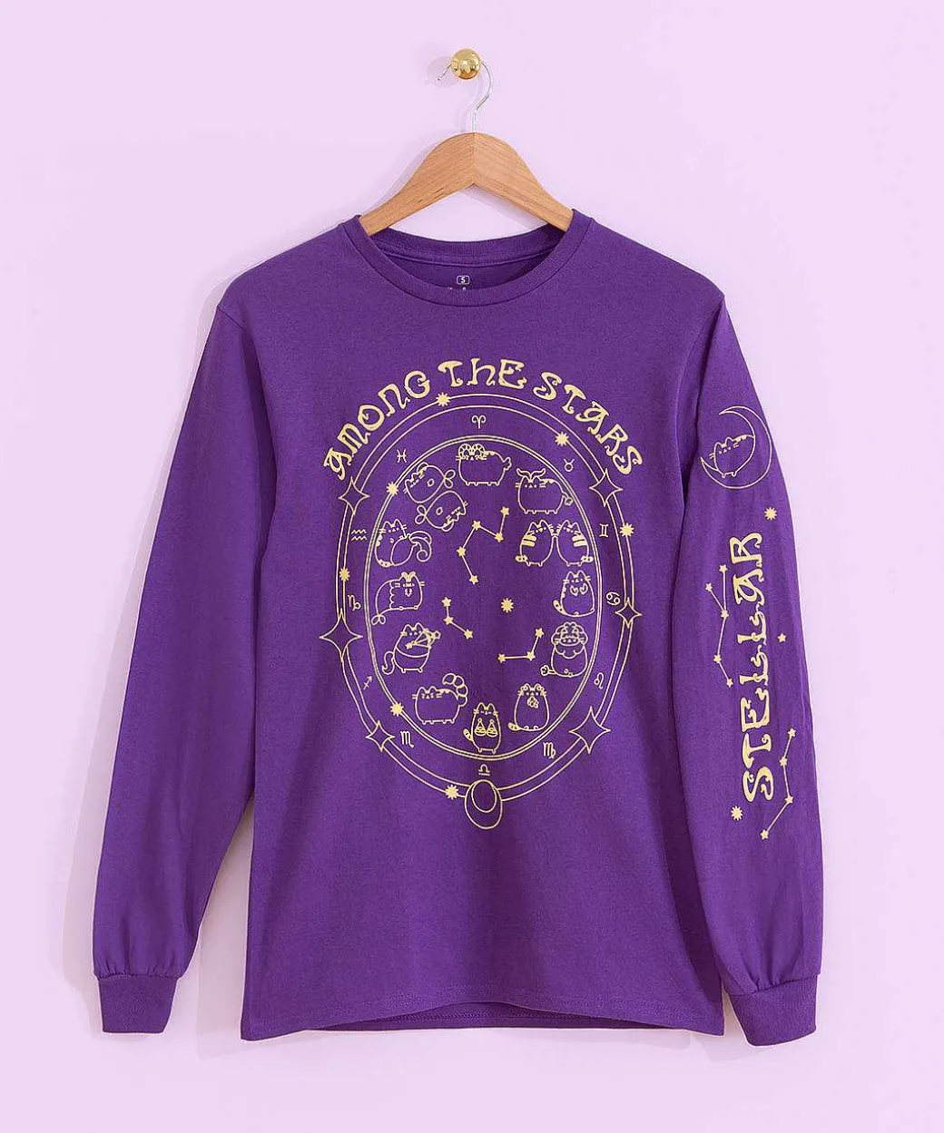 The Celestial Collection^Ripple Junction Pusheen Celestial Long-Sleeve Unisex Tee