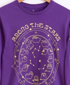 Guys & Unisex^Ripple Junction Pusheen Celestial Long-Sleeve Unisex Tee