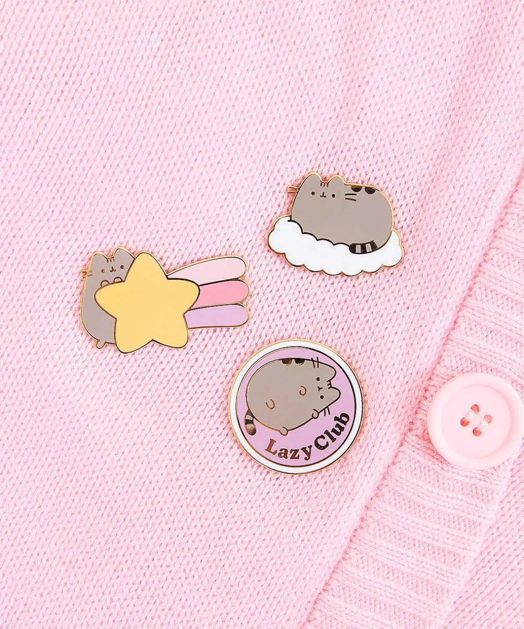 Pins, Patches & Keychains^JinSheu Pusheen Dreamy Days Pin Set