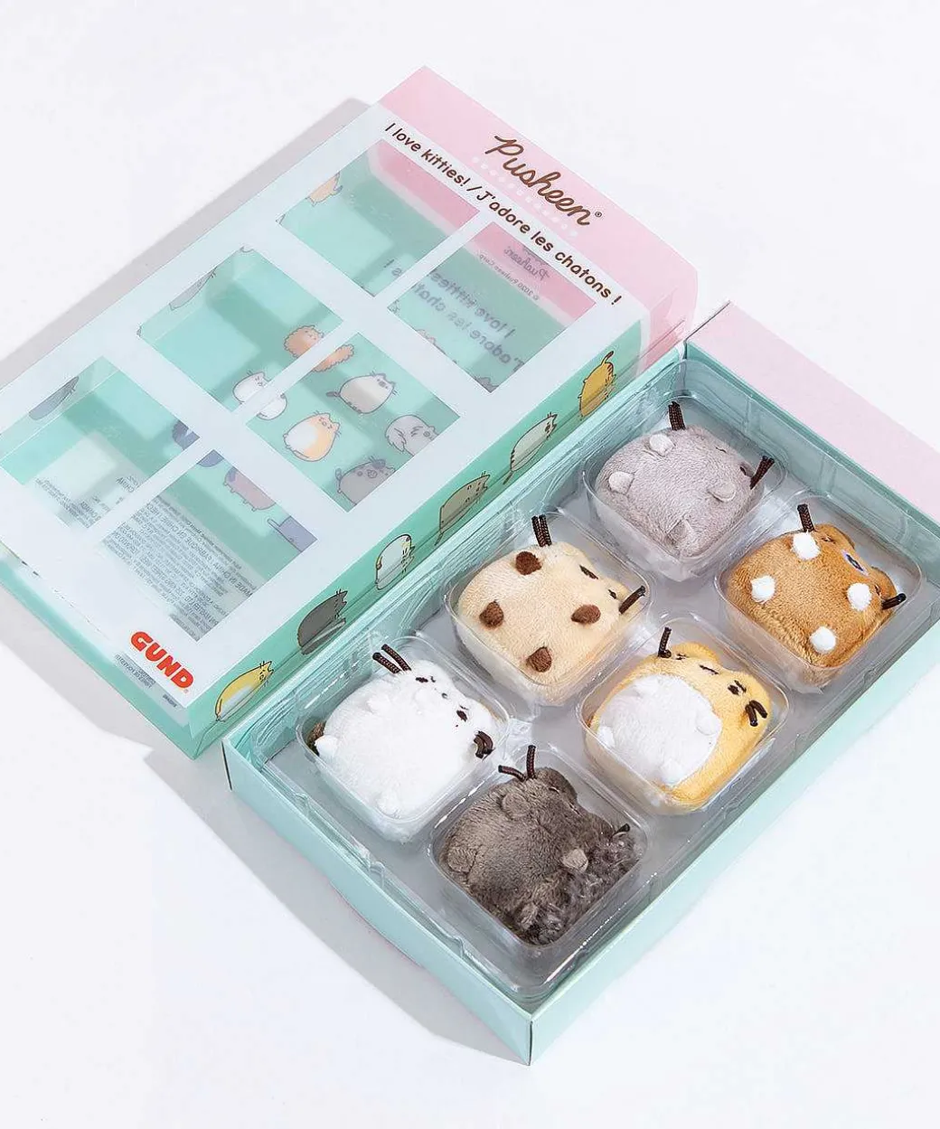 Plush & Squisheens^GUND Pusheen I Love Kitties Plush Collectors Set