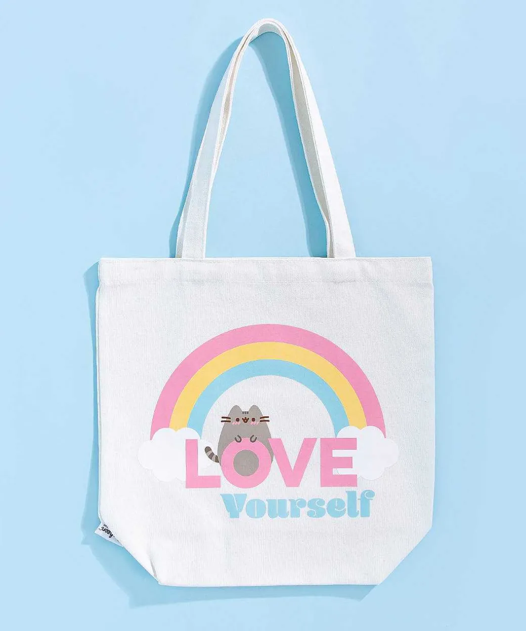 Office & Tech^Blueprint Pusheen Rainbow Tote Bag