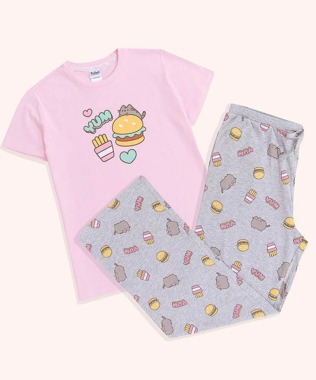 Guys & Unisex^ACDC Pusheen Snack Time Pajama Set