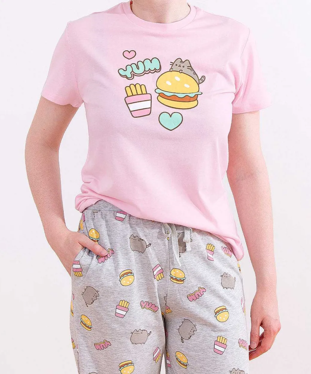 Guys & Unisex^ACDC Pusheen Snack Time Pajama Set
