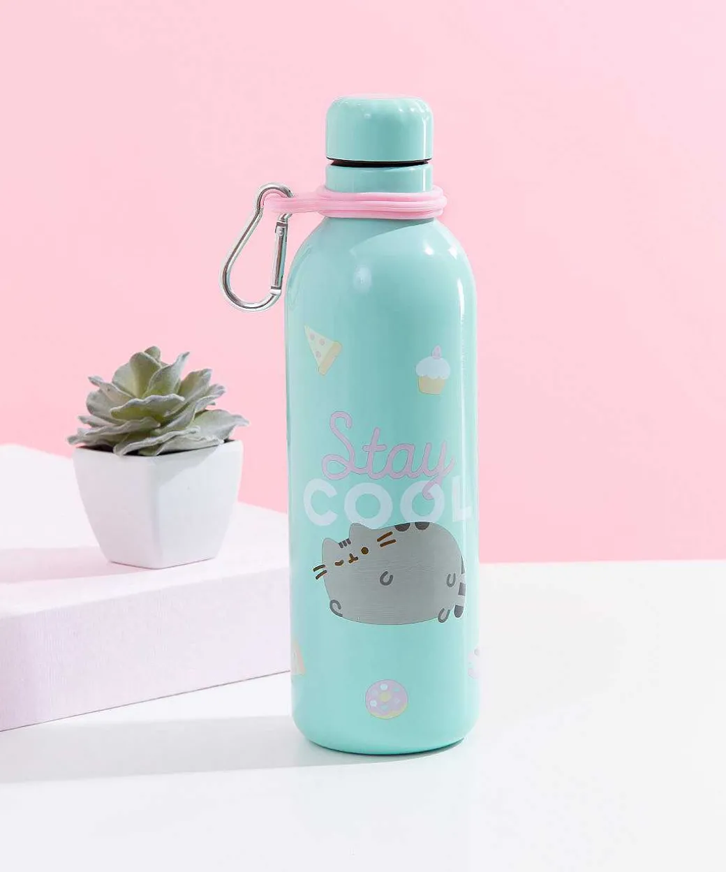 Kitchen & Pet^Grupo Erik Pusheen Stainless Steel Waterbottle