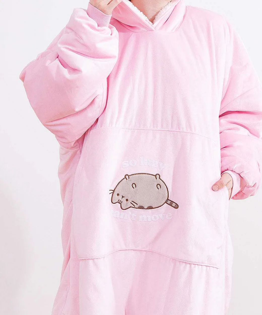 Guys & Unisex^ACDC Pusheen Wearable Blanket Hoodie