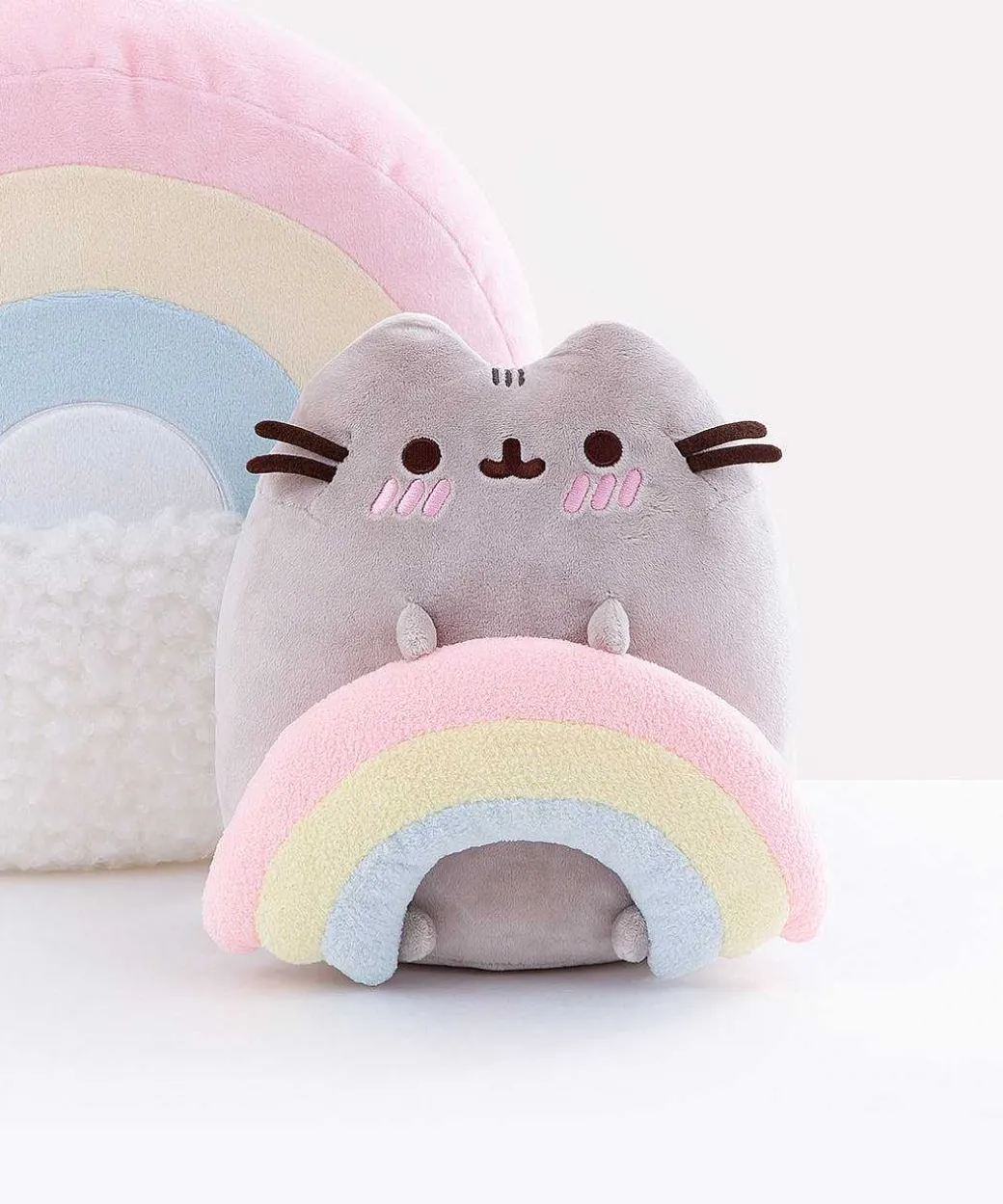 Plush & Squisheens^GUND Pusheen With Rainbow Plush