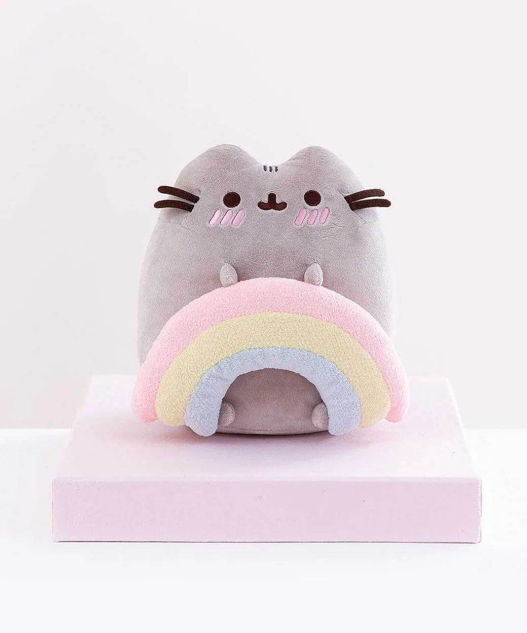 Plush & Squisheens^GUND Pusheen With Rainbow Plush